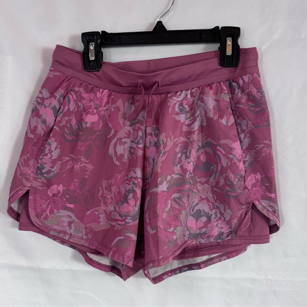 All in Motion Pink Athletic Shorts Lightweight Elastic Waist